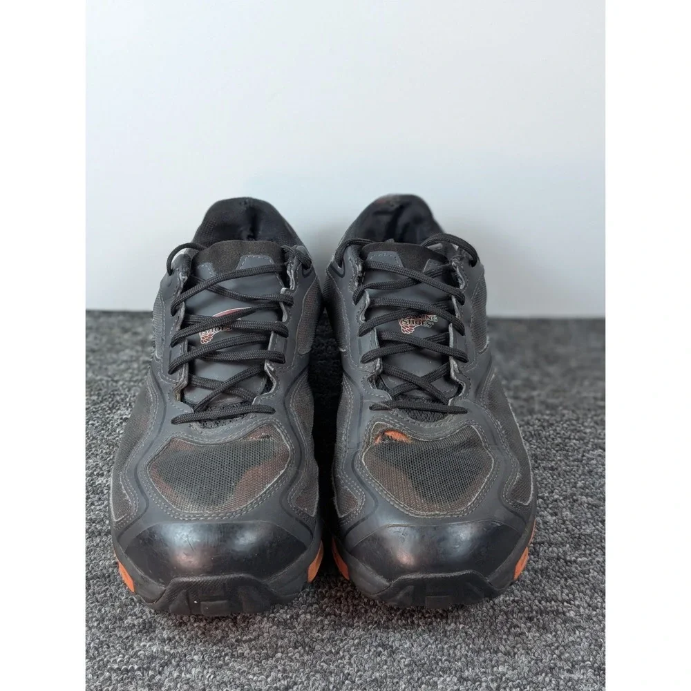 Red Wing Shoes Black and Orange Men's Utility Work Shoes! Men’s size 11.5D!